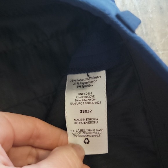 New George Four-Way Stretch Expandable Waist Dress Pants 38W 32L - Picture 5 of 7